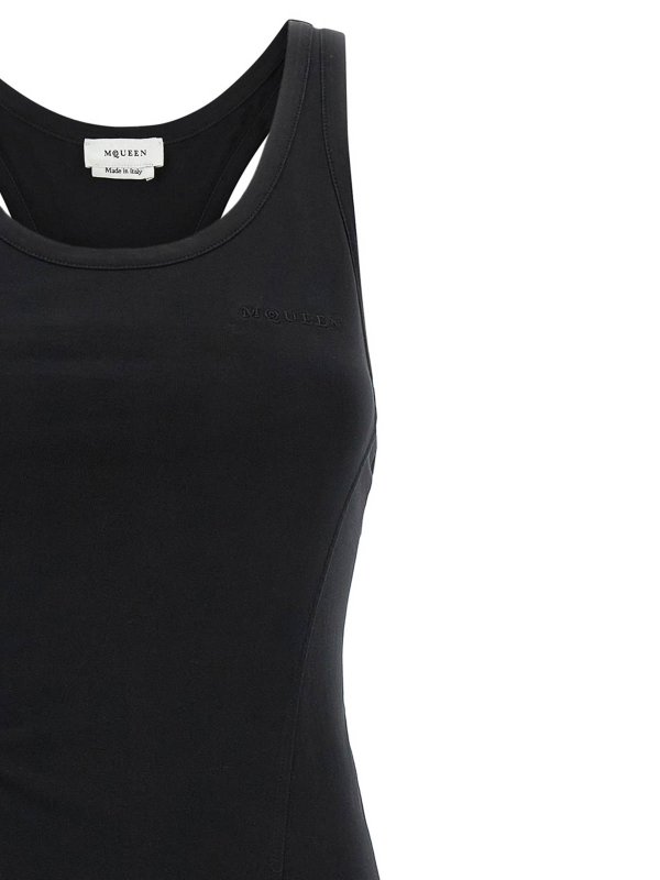 The Best Shops ALEXANDER MCQUEEN: ニーレングスドレス - 膝丈ドレス - 黒