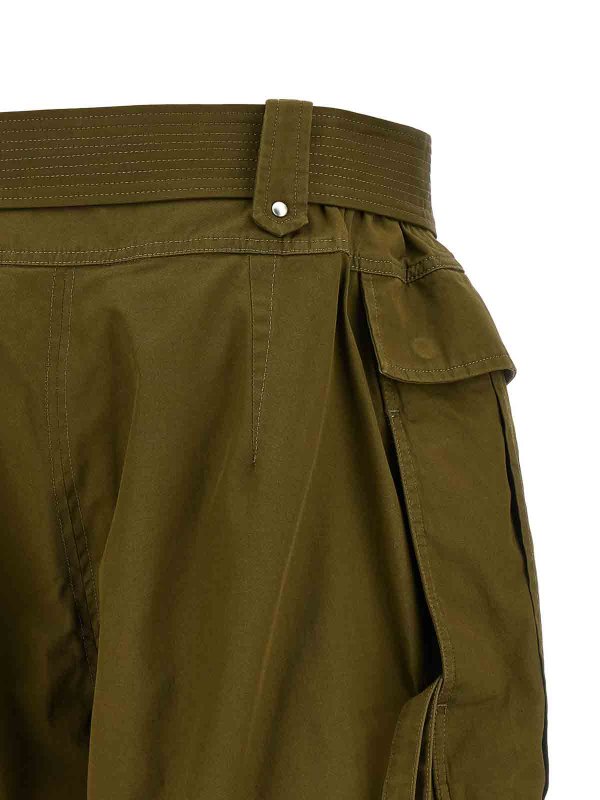 ショートパンツ - 緑 shop online: ALEXANDER MCQUEEN