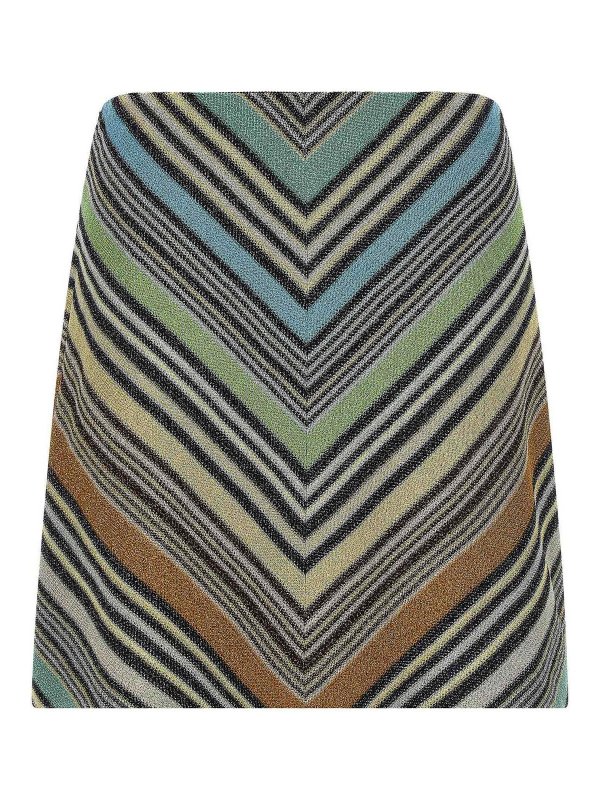 MISSONI: mini skirts - Geometric Pattern Skirt