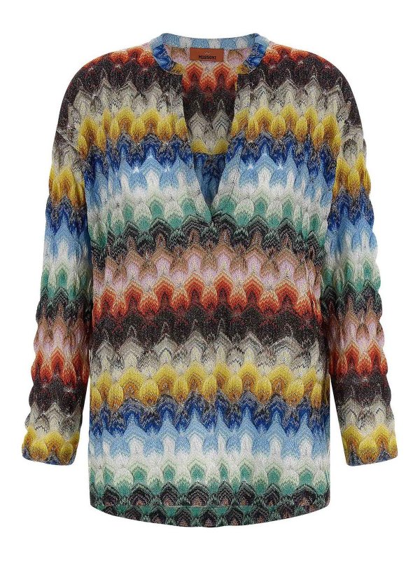 MISSONI: Blusen - Bluse - Bunt