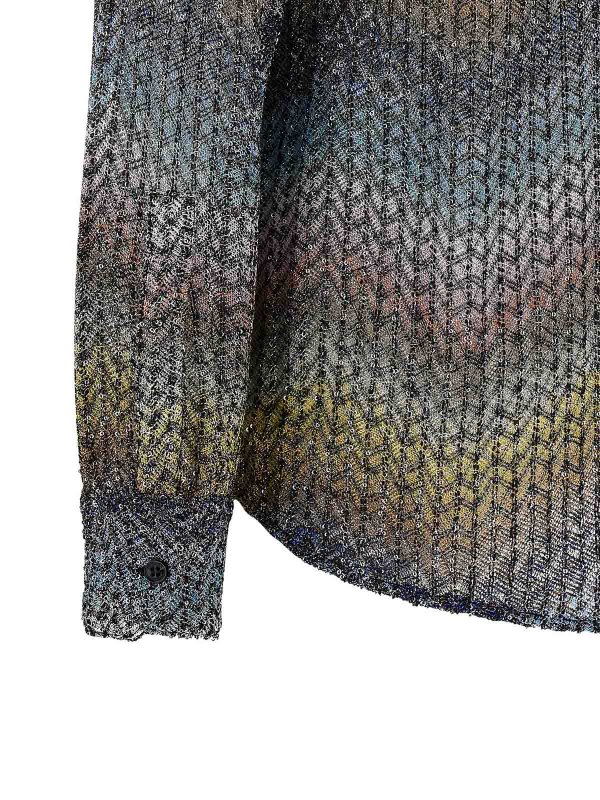 Camicia in viscosa Lam shop online: MISSONI