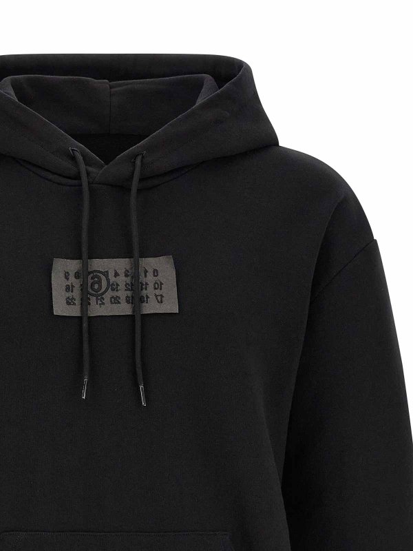 The Best Shops MM6 MAISON MARGIELA: スウェット＆セーター - スウェットシャツ/セーター - 黒