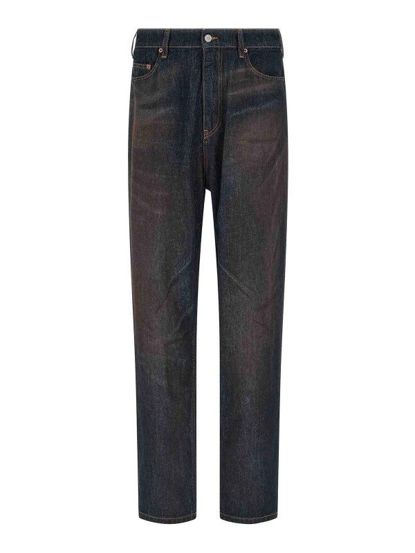 MM6 MAISON MARGIELA: Jeans Rectos - Vaqueros Rectos - Azul