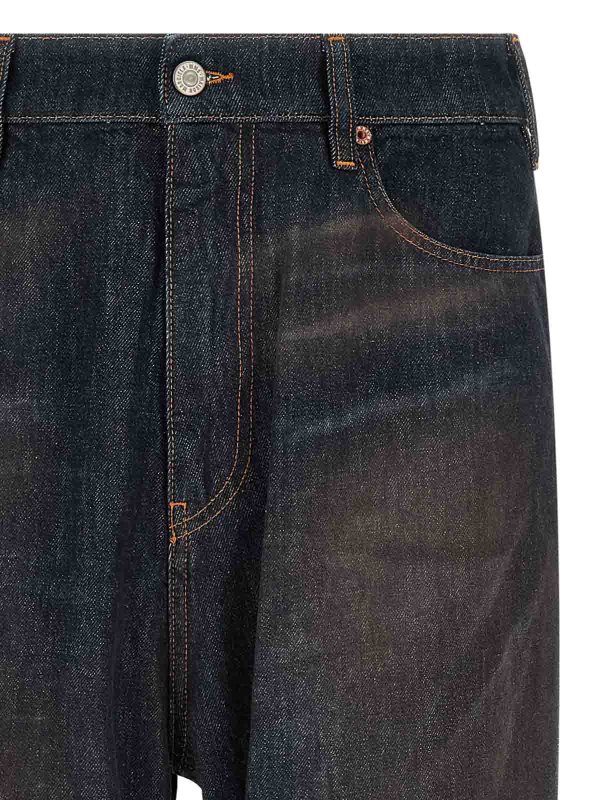 The Best Shops MM6 MAISON MARGIELA: Jeans Rectos - Vaqueros Rectos - Azul