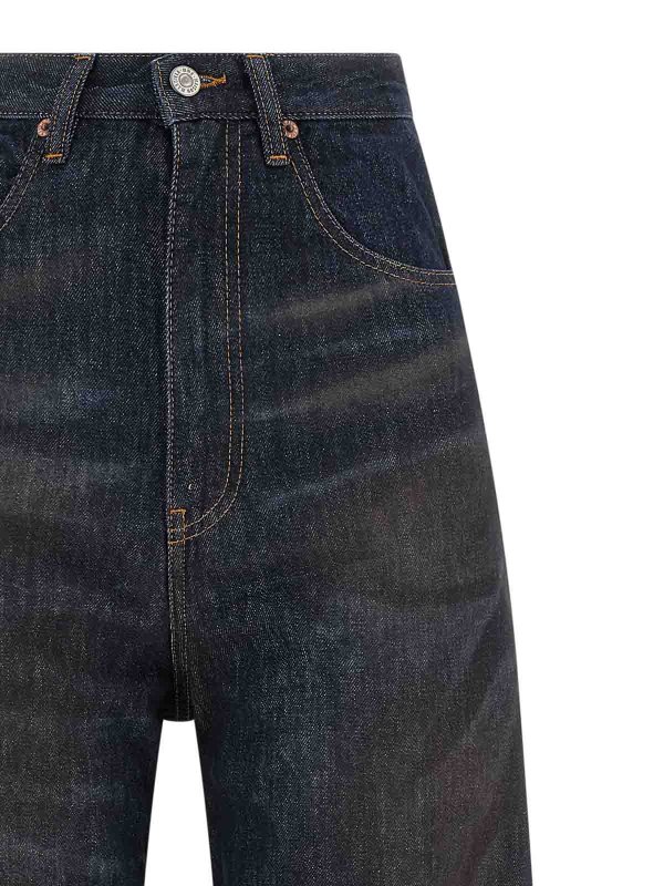 The Best Shops MM6 MAISON MARGIELA: Jeans Rectos - Vaqueros Rectos - Azul