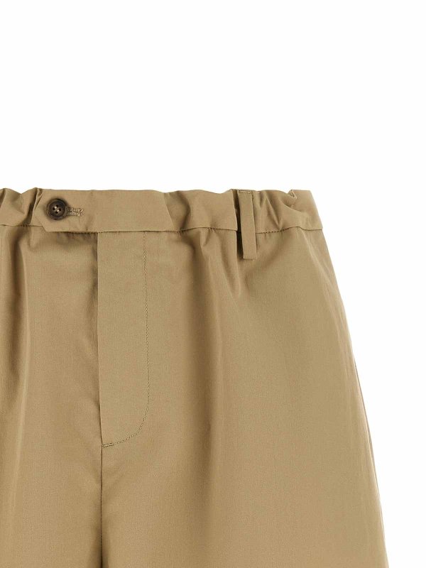 The Best Shops MM6 MAISON MARGIELA: トラウザーショーツ - ショートパンツ - ベージュ