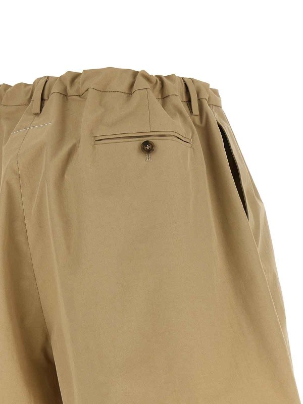 ショートパンツ - ベージュ shop online: MM6 MAISON MARGIELA
