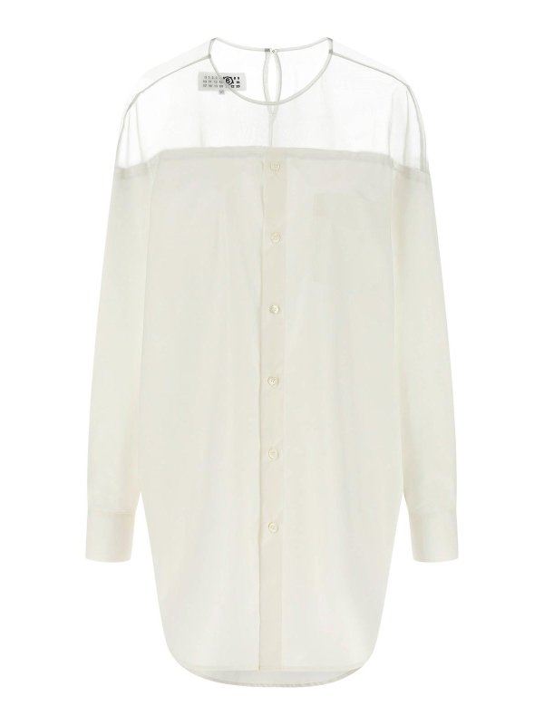MM6 MAISON MARGIELA: シャツ - シャツ - 白