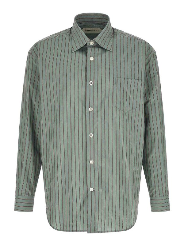 NAMACHEKO: Chemises - Chemise - Bleu Clair