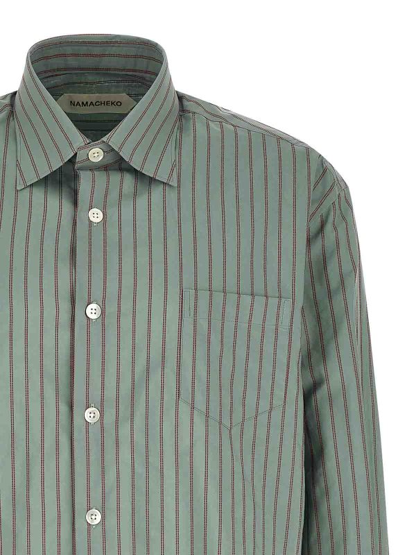 The Best Shops NAMACHEKO: Chemises - Chemise - Bleu Clair