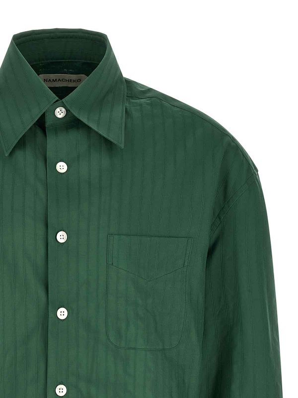 The Best Shops NAMACHEKO: Camisas - Camisa - Verde