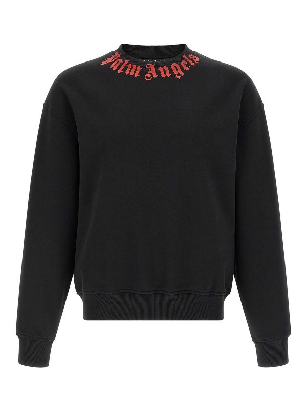 Palm Angels: スウェット＆セーター - スウェットシャツ/セーター - 黒