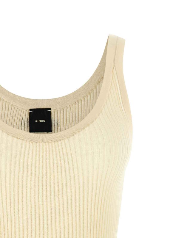 The Best Shops Pinko: Tops und Tank Tops - Top - Beige