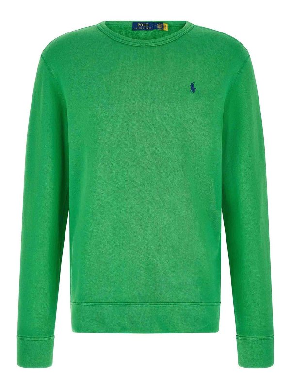 POLO RALPH LAUREN: スウェット＆セーター - スウェットシャツ/セーター - 緑