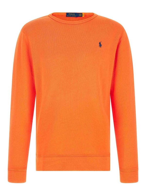 POLO RALPH LAUREN: スウェット＆セーター - スウェットシャツ/セーター - オレンジ
