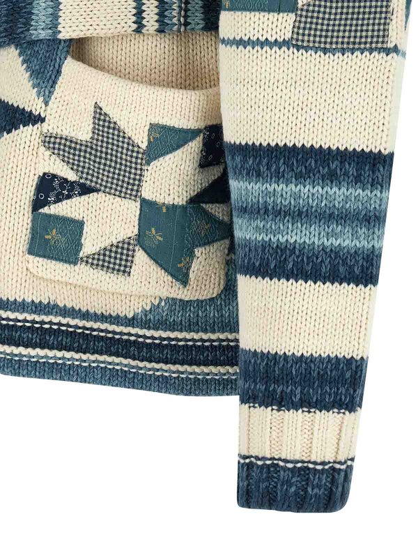 Cardigan patchwork shop online: POLO RALPH LAUREN