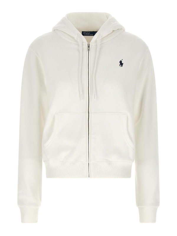 POLO RALPH LAUREN: スウェット＆セーター - スウェットシャツ/セーター - 白