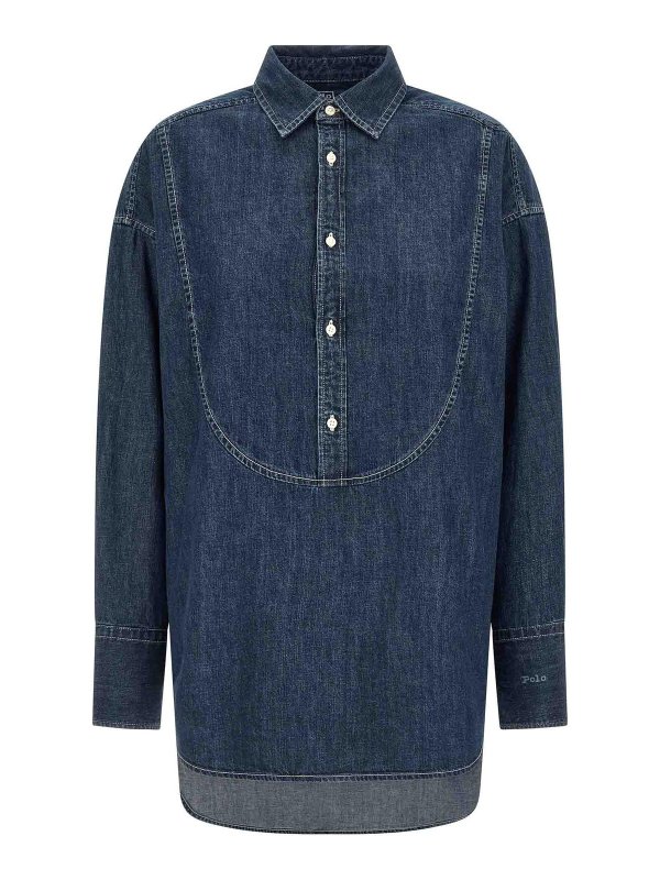 POLO RALPH LAUREN: Hemden - Hemd - Blau