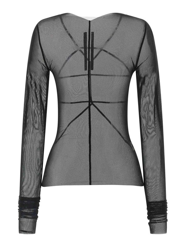 RICK OWENS: クルーネック online - クルーネック - 黒