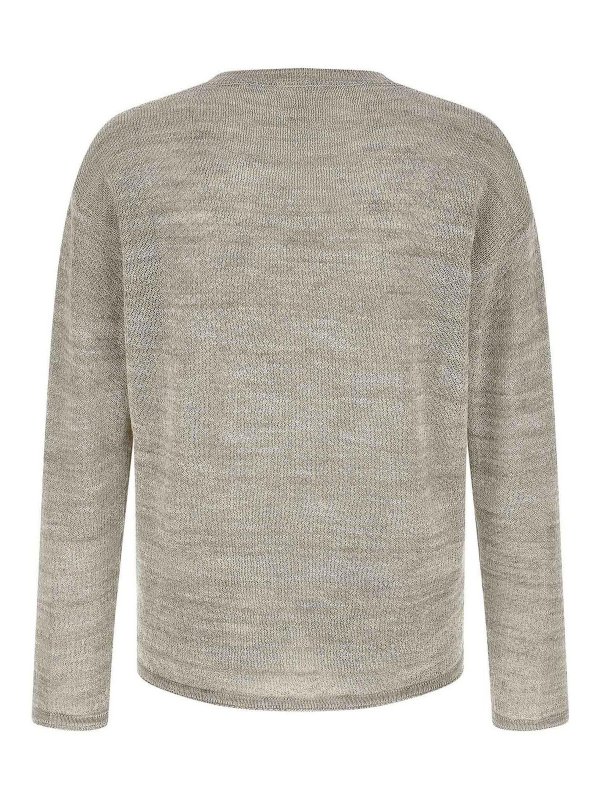 ROBERTO COLLINA: Pull col rond online - Pull Col Rond - Gris