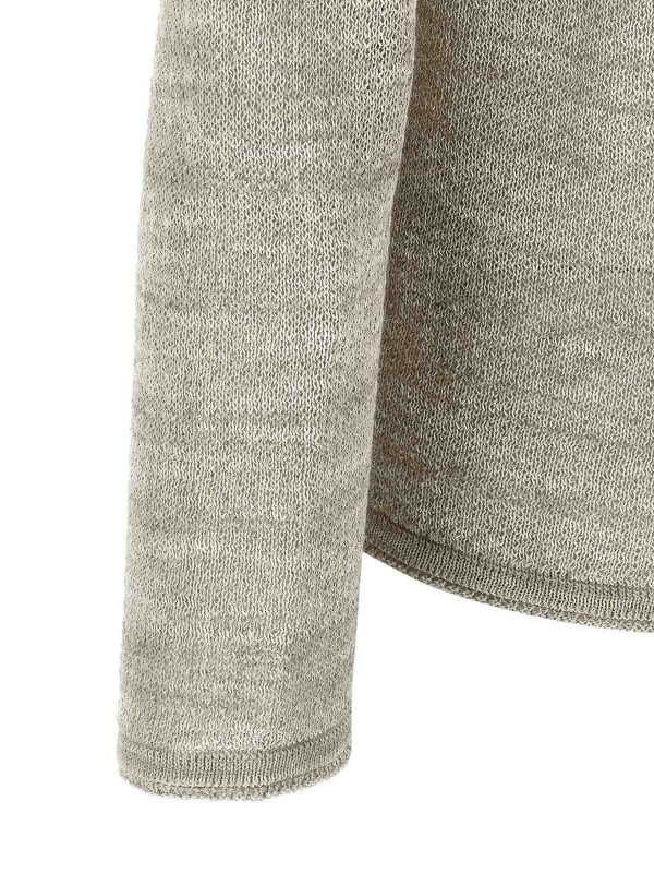 Pull Col Rond - Gris shop online: ROBERTO COLLINA