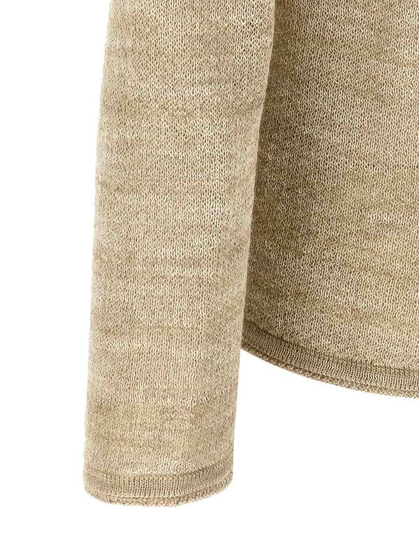 Pull Col Rond - Beige shop online: ROBERTO COLLINA