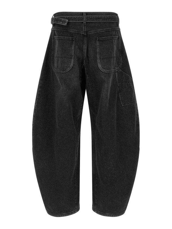 Sacai: Trousers Shorts online - Extra Leg Jeans