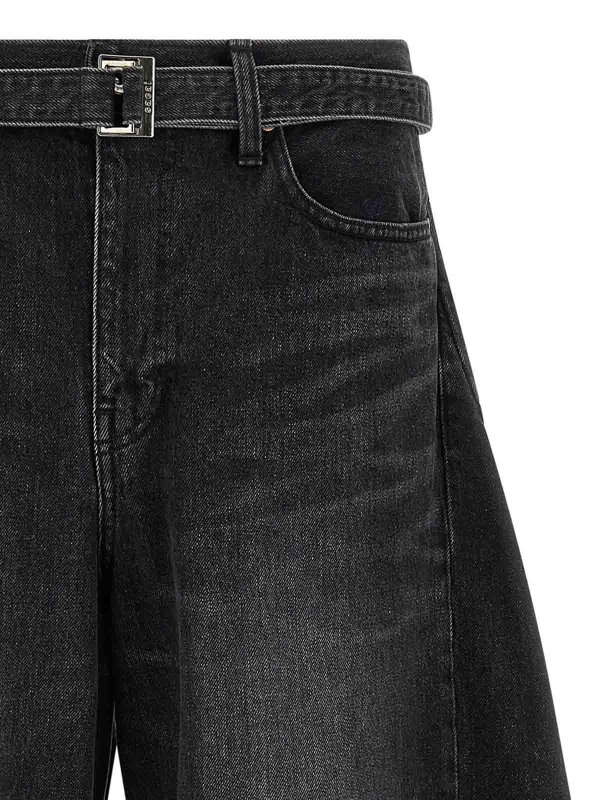 The Best Shops Sacai: Trousers Shorts - Extra Leg Jeans