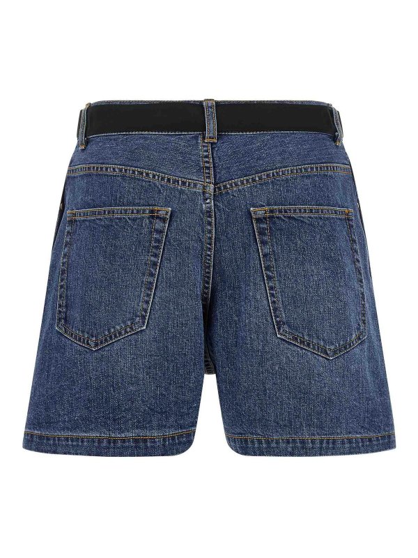 Sacai: Trousers Shorts online - Wool Insert Shorts