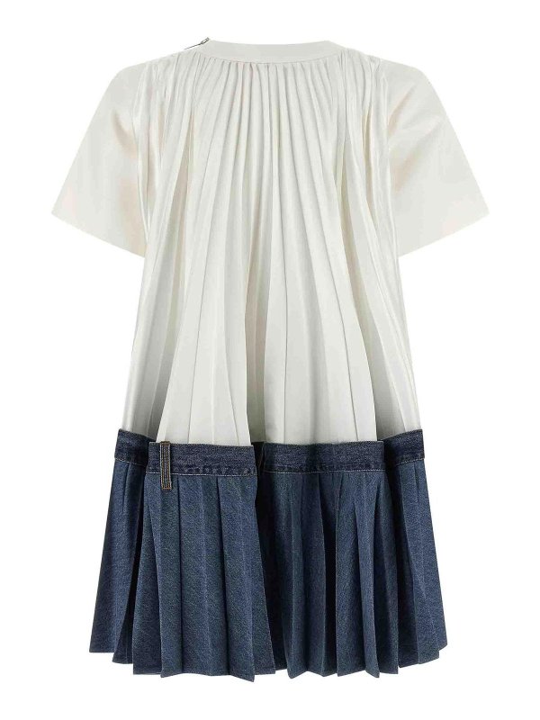 Sacai: Suéteres con cuello pico online - Suéter Cuello Redondo - Multicolor