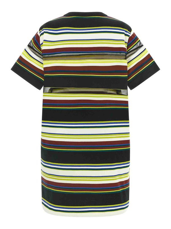Sacai: ニーレングスドレス online - 膝丈ドレス - マルチカラー