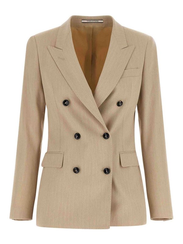 TAGLIATORE: Blazer - Blazer - Beis