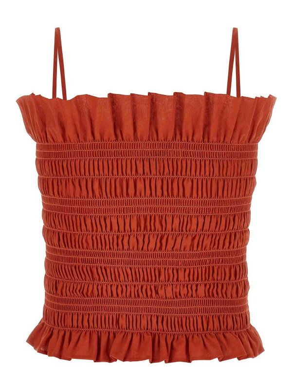 THE ANDAMANE: Tops y camisetas sin mangas online - Top - Rojo
