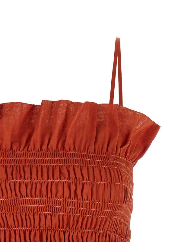 The Best Shops THE ANDAMANE: Tops y camisetas sin mangas - Top - Rojo