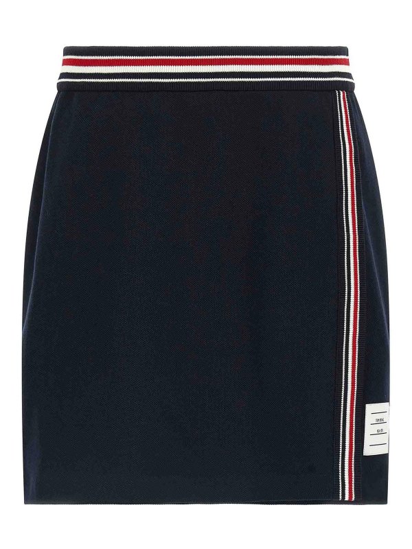 THOM BROWNE: Minifaldas - Minifalda - Azul