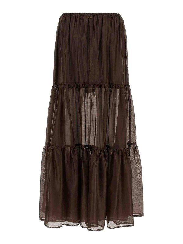 TWINSET: Faldas largas online - Falda Larga - Marrón