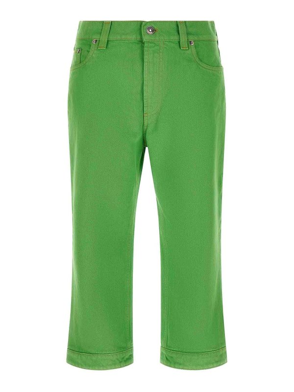 VERSACE: Jeans Rectos - Vaqueros Rectos - Verde