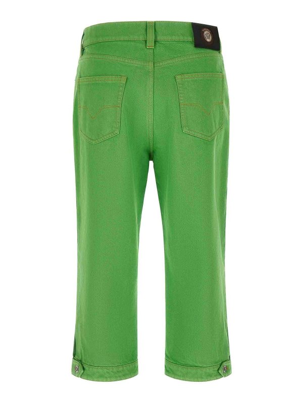 VERSACE: Jeans Rectos online - Vaqueros Rectos - Verde