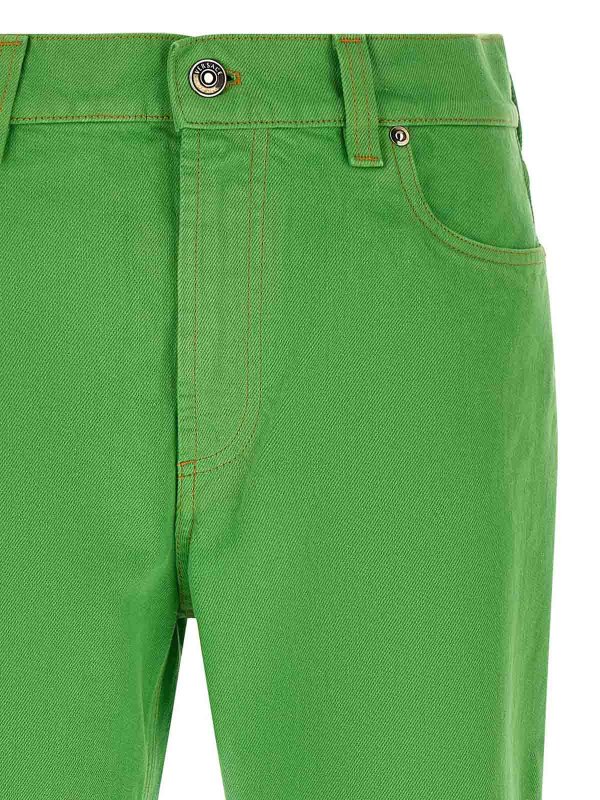 The Best Shops VERSACE: Jeans Rectos - Vaqueros Rectos - Verde