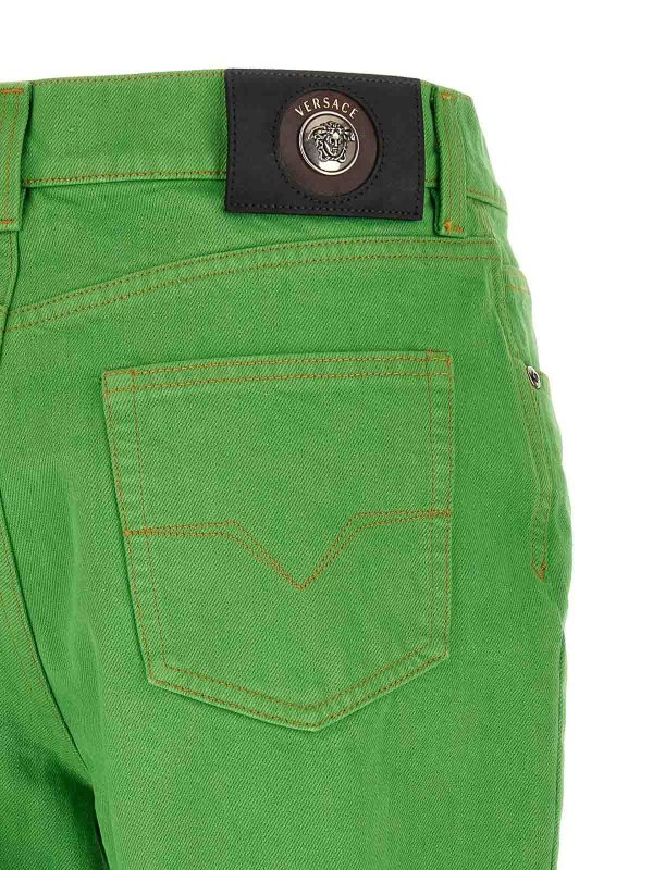 Vaqueros Rectos - Verde shop online: VERSACE