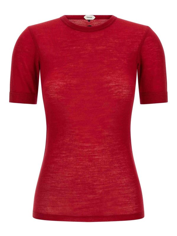 VERSACE: T-shirts - T-Shirt - Rot