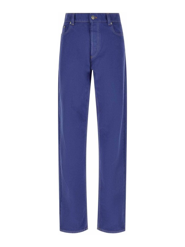 VERSACE: Straight Leg Jeans - Straight Leg Jeans - Blau