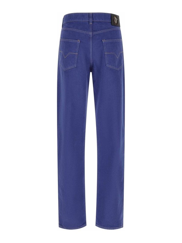 VERSACE: Straight Leg Jeans online - Straight Leg Jeans - Blau