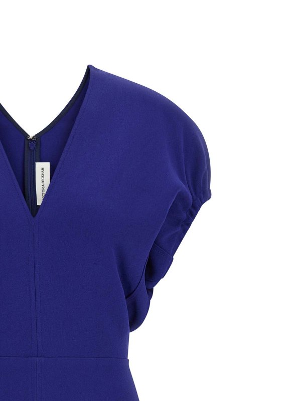 The Best Shops VICTORIA BECKHAM: ニーレングスドレス - 膝丈ドレス - ブルー