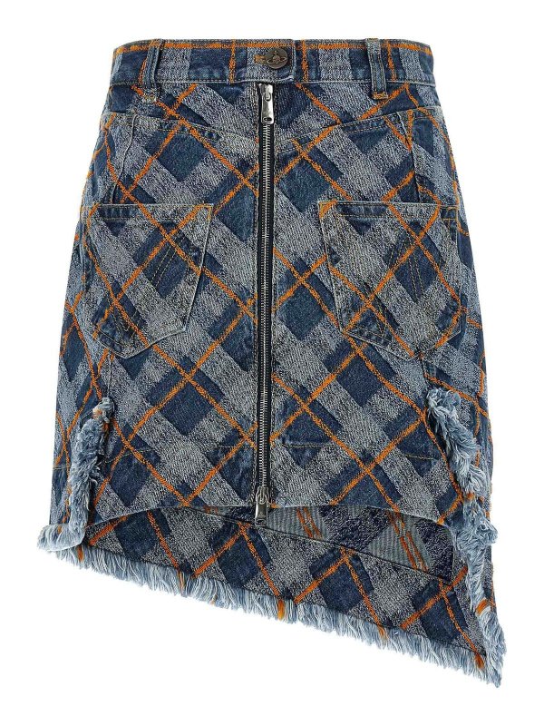 VIVIENNE WESTWOOD: ミニスカート online - ミニスカート - ブルー