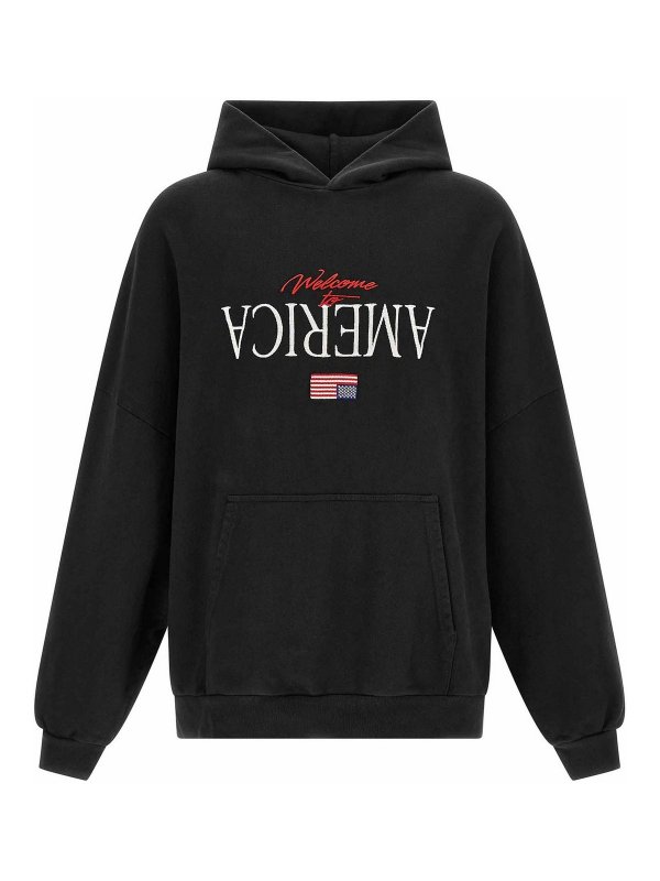 WILLY CHAVARRIA: Sudaderas y suéteres - Sudadera - Negro