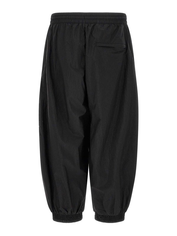 Y-3: tracksuit bottoms online - Rough-Edged Joggers