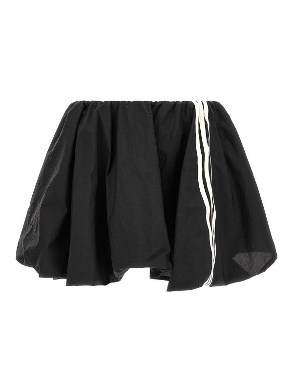 Y-3: Minifaldas - Minifalda - Negro