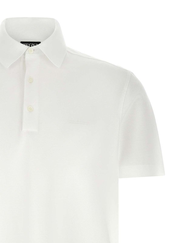 The Best Shops ZEGNA: Polos - Polo - Blanco
