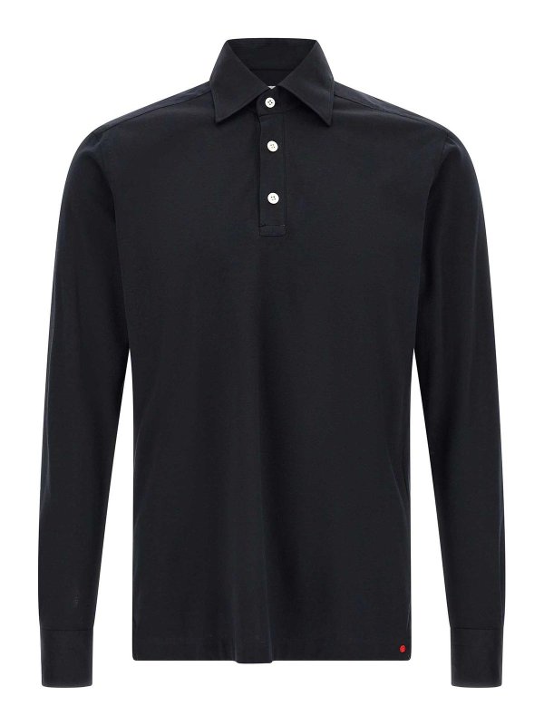KITON: Poloshirts - Poloshirt - Blau